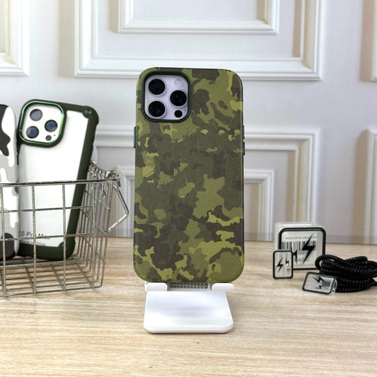 Case camuflado verde iph 13 pro max