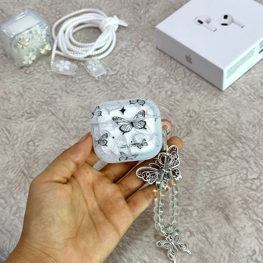 CASE AIRPODS BLACK MARIPOSA SERIE 3
