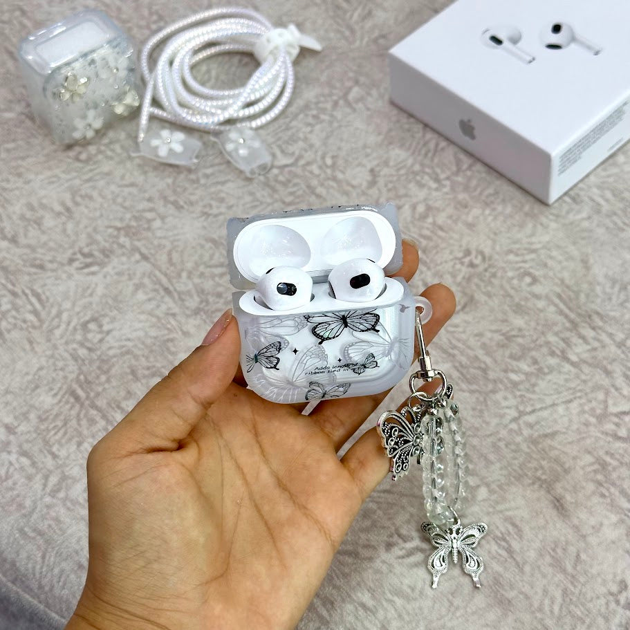 CASE AIRPODS BLACK MARIPOSA SERIE 3