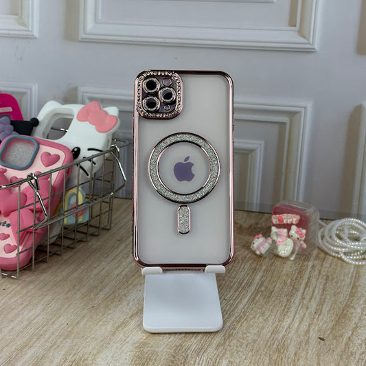 Glitter magsafe rosa IPH 11 PRO MAX