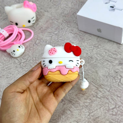 CASE HELLO KITTY KIUT AIRPODS serie 1/2