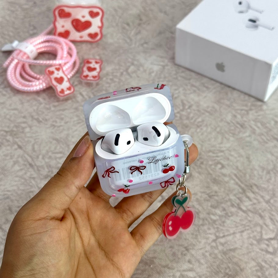P AirPods serie 4 cerezas