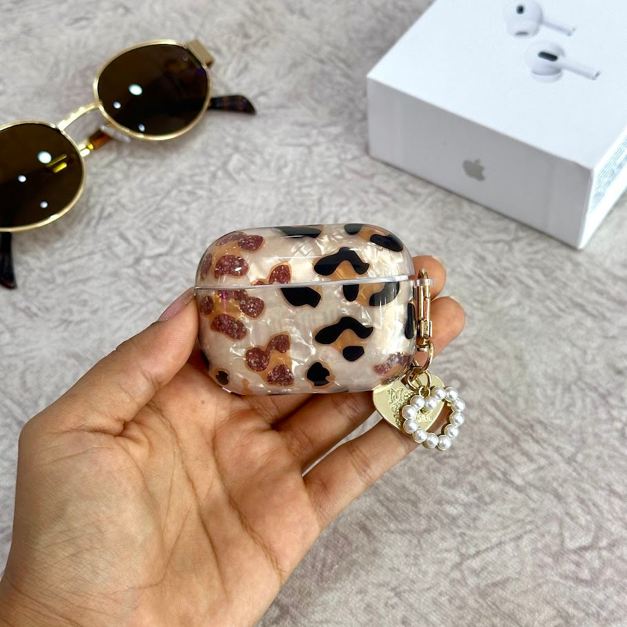 P AirPods Pro2 animal print y llavero