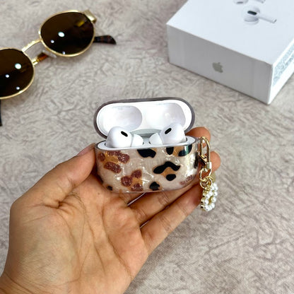 P AirPods Pro2 animal print y llavero