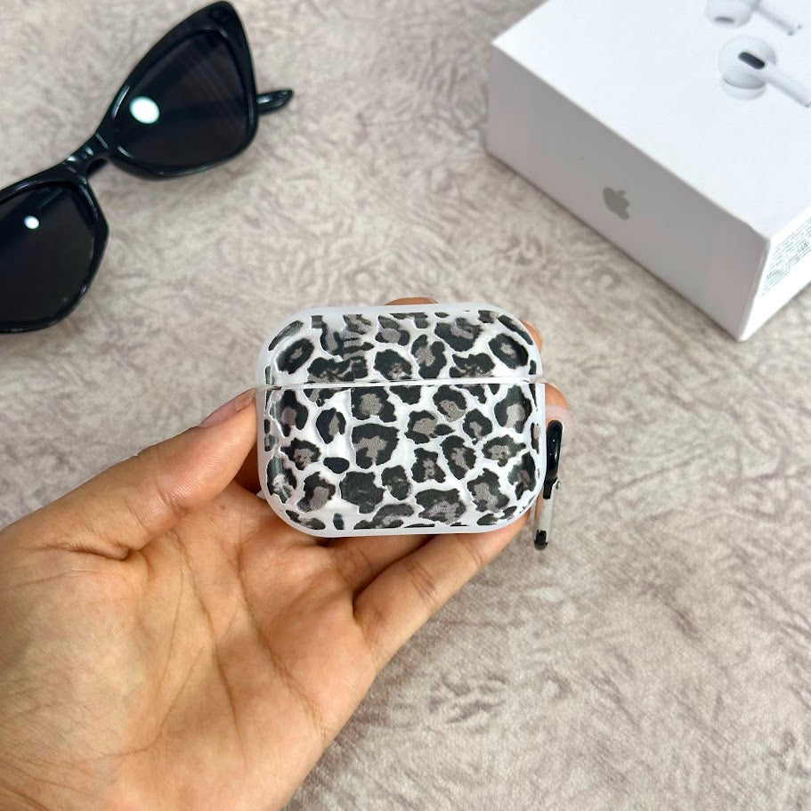 P AirPods Pro2 animal print negro