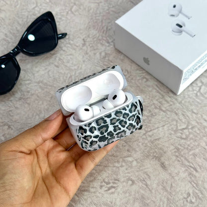 P AirPods Pro2 animal print negro