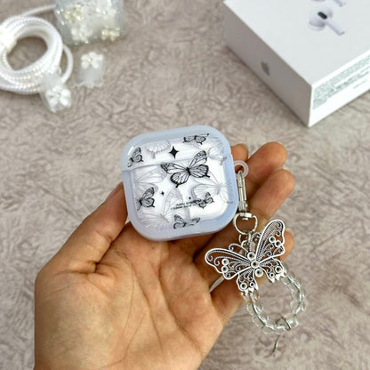 CASE AIRPODS BLACK MARIPOSA SERIE 4