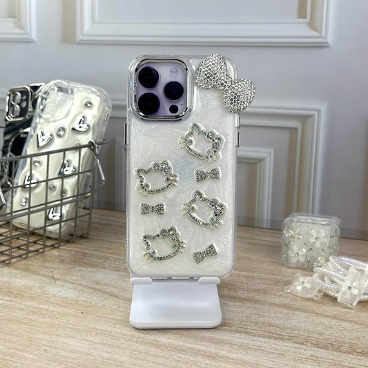 Hello Kitty lazo brillante IPH 16 PRO MAX