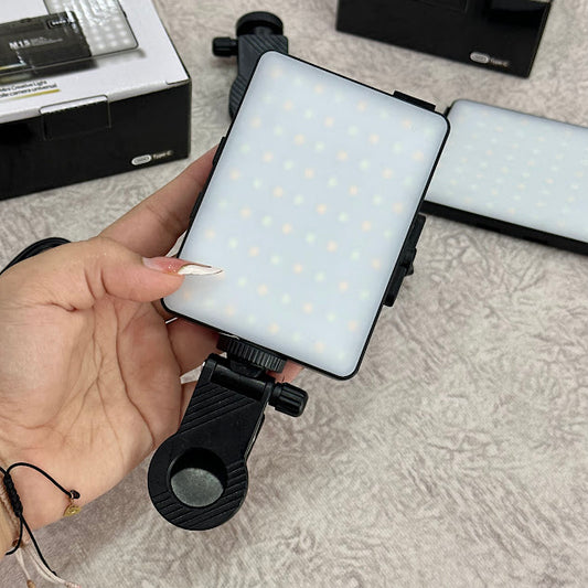 Luz Profesional M15 + 3 Accesorios De Grabación