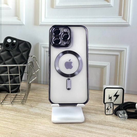 MagSafe borde morado IPH 16 PRO MAX