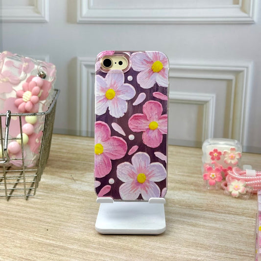 Flores rosa metal IPH 7/8 Y SE