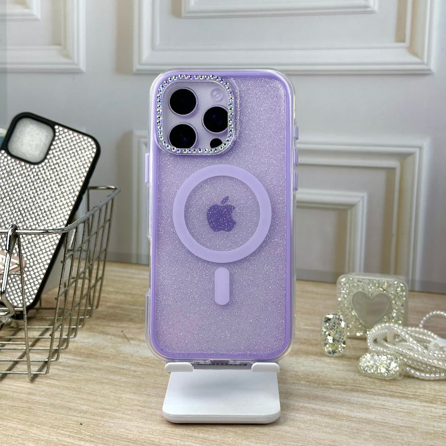 Magsafe brillante lila IPH 16 PRO MAX