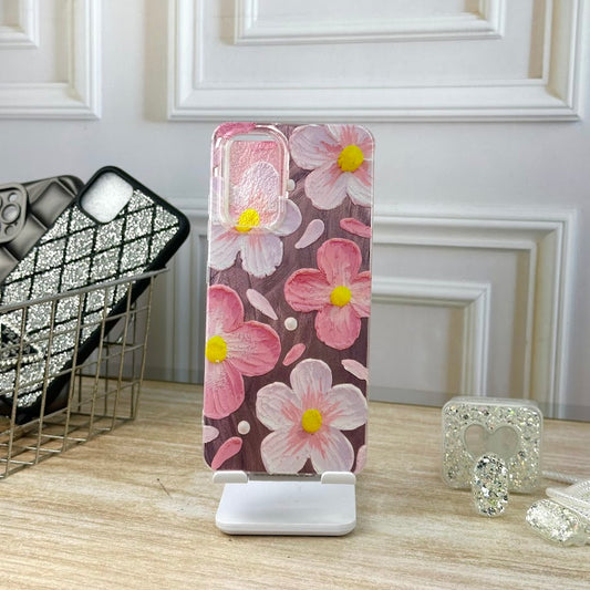 Flores rosa metal A32