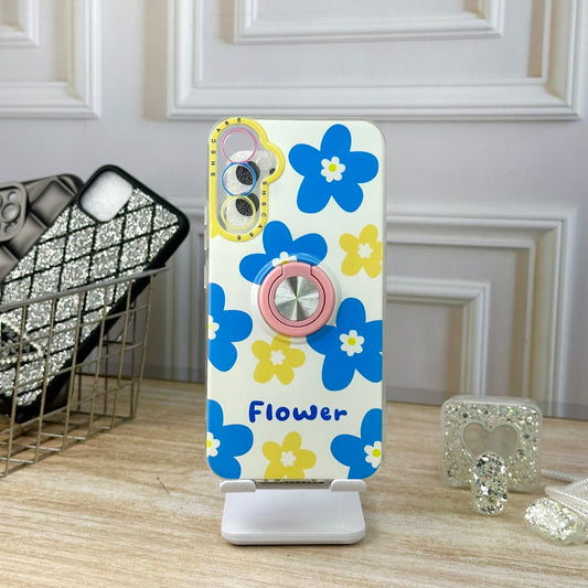 Flores azules + soporte SM A34