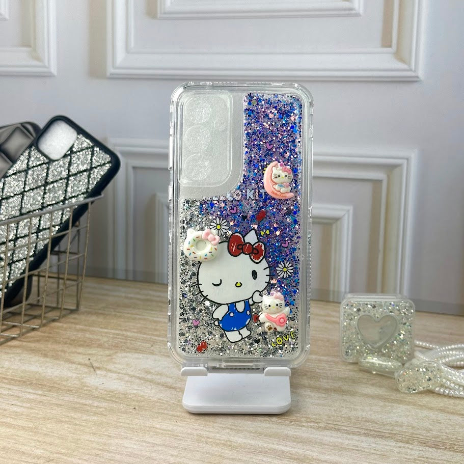 Hello Kitty morada SM A55