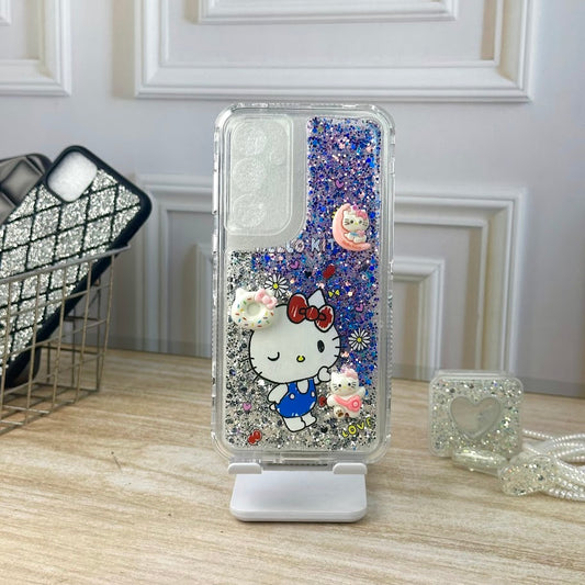 Hello Kitty morada SM A55