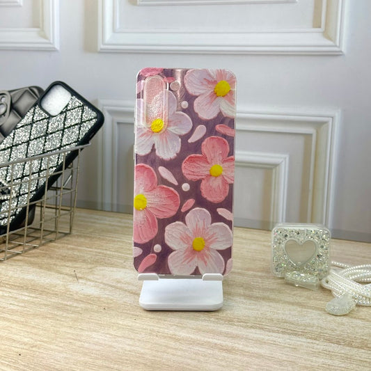 Flores rosa metal S21 FE