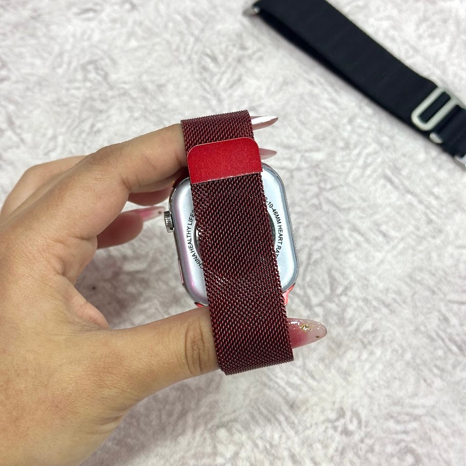 Manilla metalica roja