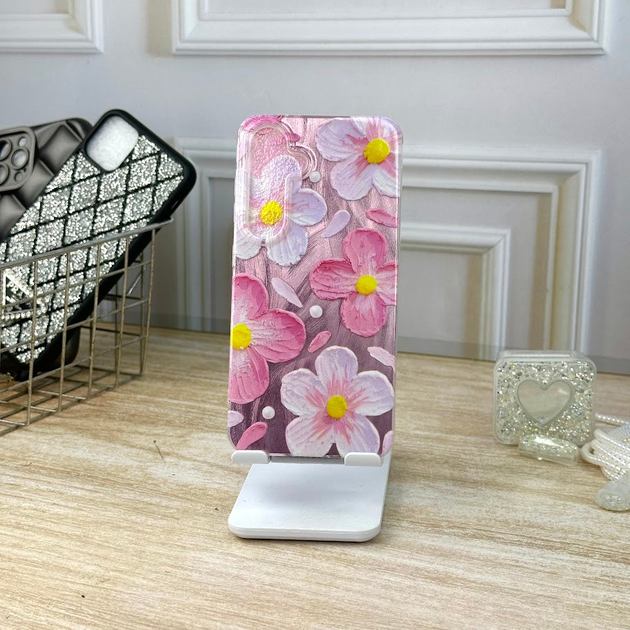 Flores rosa metal S24