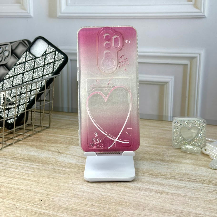 Cora rosa + tarjetero Note 8PRO