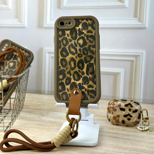 Animal print + strap iph 7/8