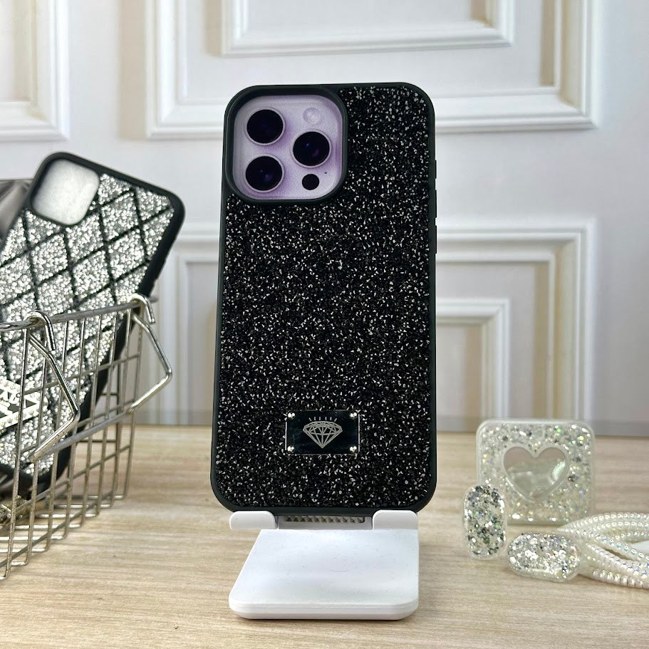 Swarovski negro IPH 16 PRO MAX