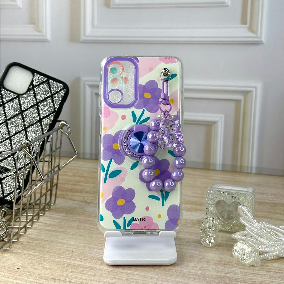 Flores lila y llavero SM A04S