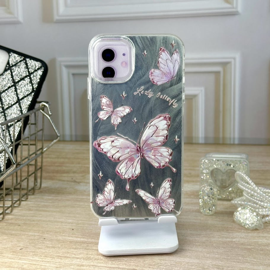 Mariposa metalica rosa IPH 11