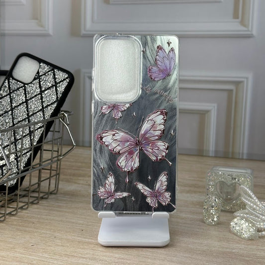 Mariposa metal rosa SM A56