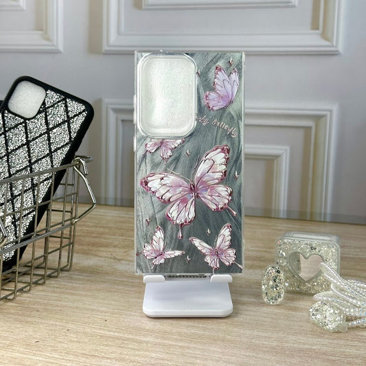 Mariposa metalica rosa S24 ULTRA