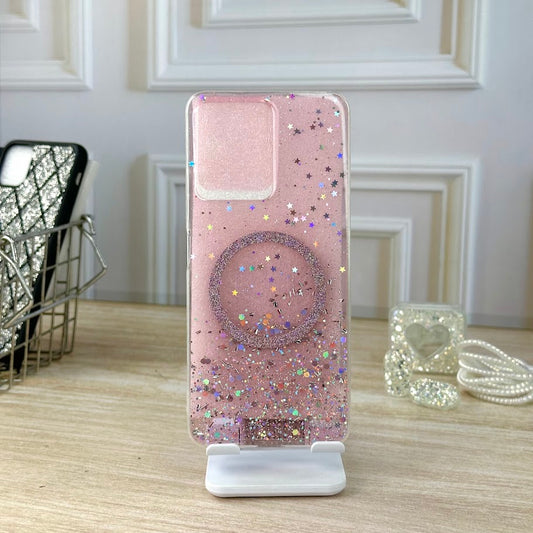Glitter rosa NOTE 12 5G