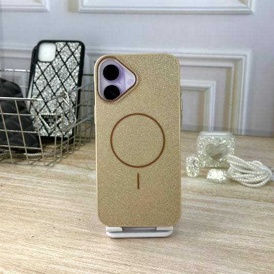 Magsafe brillante beige IPH 16 PLUS