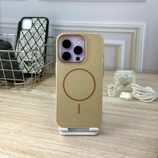 Magsafe brillante beige IPH 15 PRO