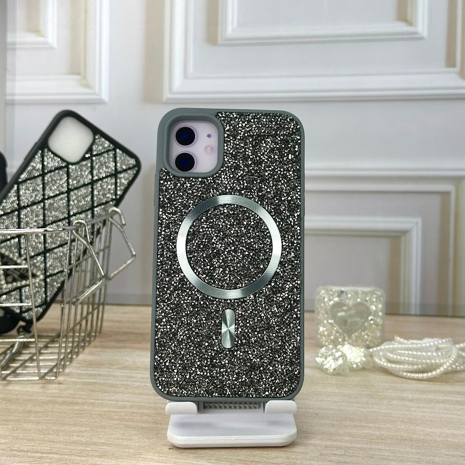 Swarovski wallet gris IPH 12/12 PRO