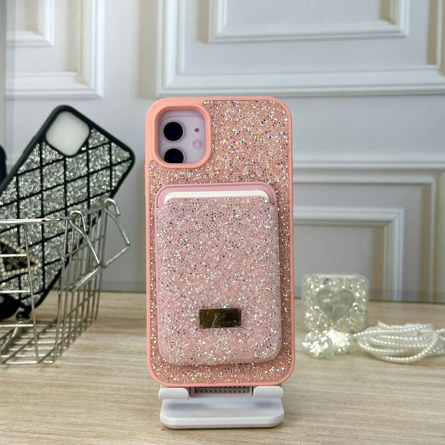 Swarovski wallet rosa IPH 12/12 PRO