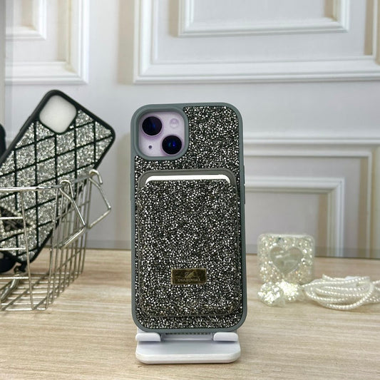 Swarovski wallet gris IPH 13/14