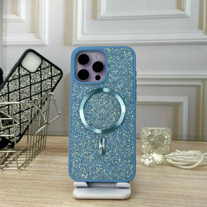 Swarovski wallet azul IPH 15 PRO MAX