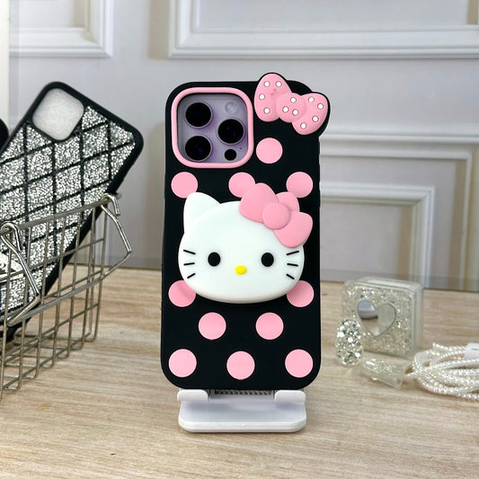 H Kitty black 3D IPH 16 PRO MAX