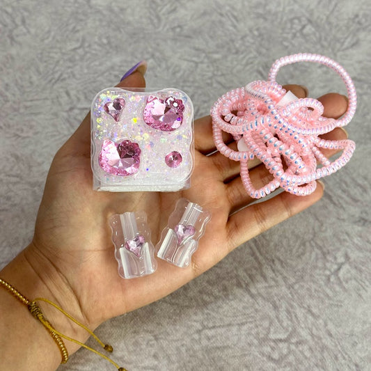 Protector de cargador Kitty rosa