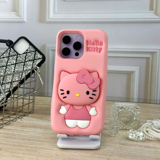 H Kitty rosa 3D IPH 14 PRO MAX