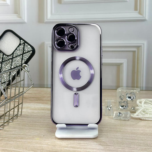 Metal mags morado IPH 14 PRO MAX