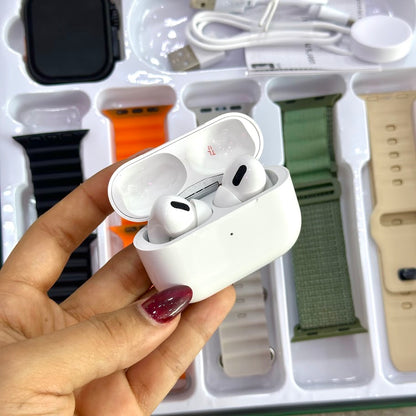 COMBO RELOJ + AIRPOD 7 MANILLAS PLUS