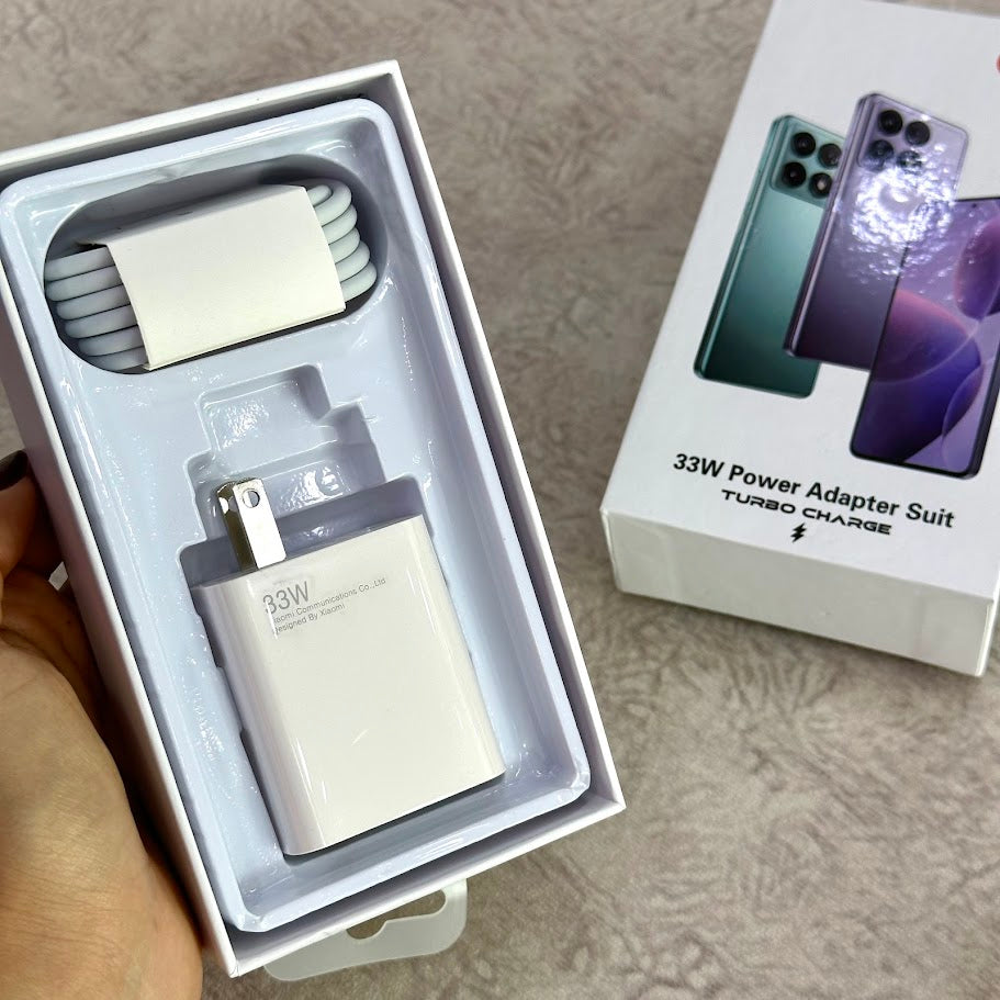 Cargador Xiaomi 33W / CABLES Y CARGADORES COMPLETOS