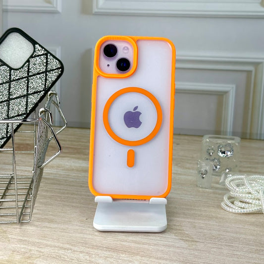 Magsafe Naranja Anti Deslizante IPH 13/14