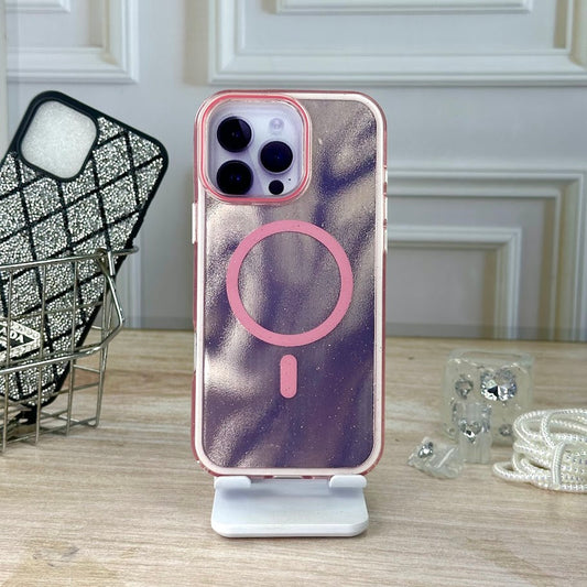 Glitter doble rosa IPH 16 PRO MAX