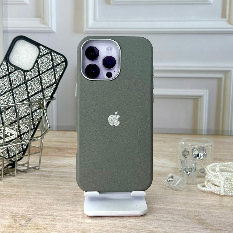 Cuero Gris IPH16 PRO MAX