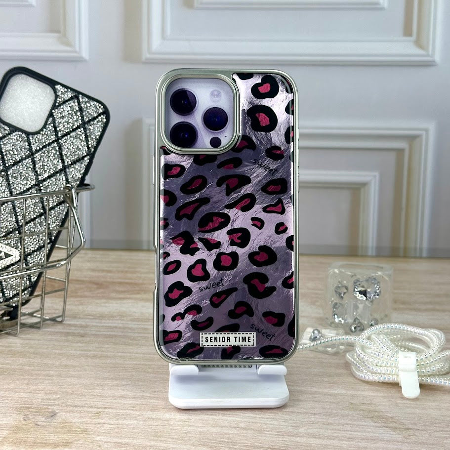 Animal print rosa IPH 16 PRO MAX