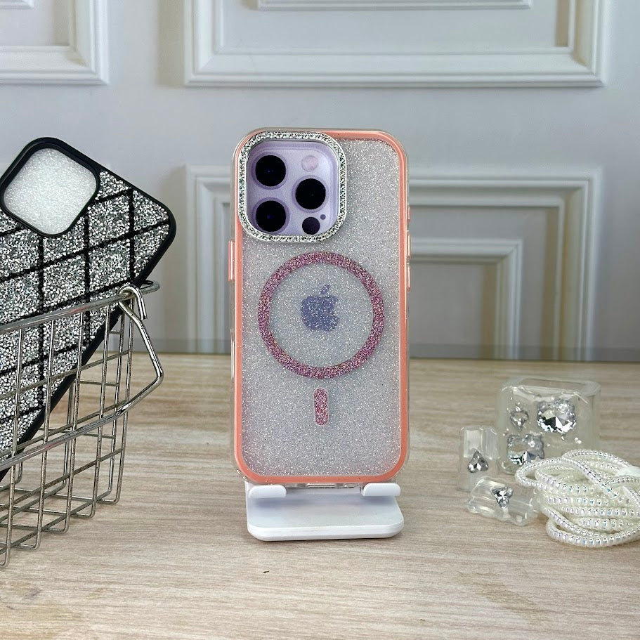 360 glitter rosa IPH 16 PRO