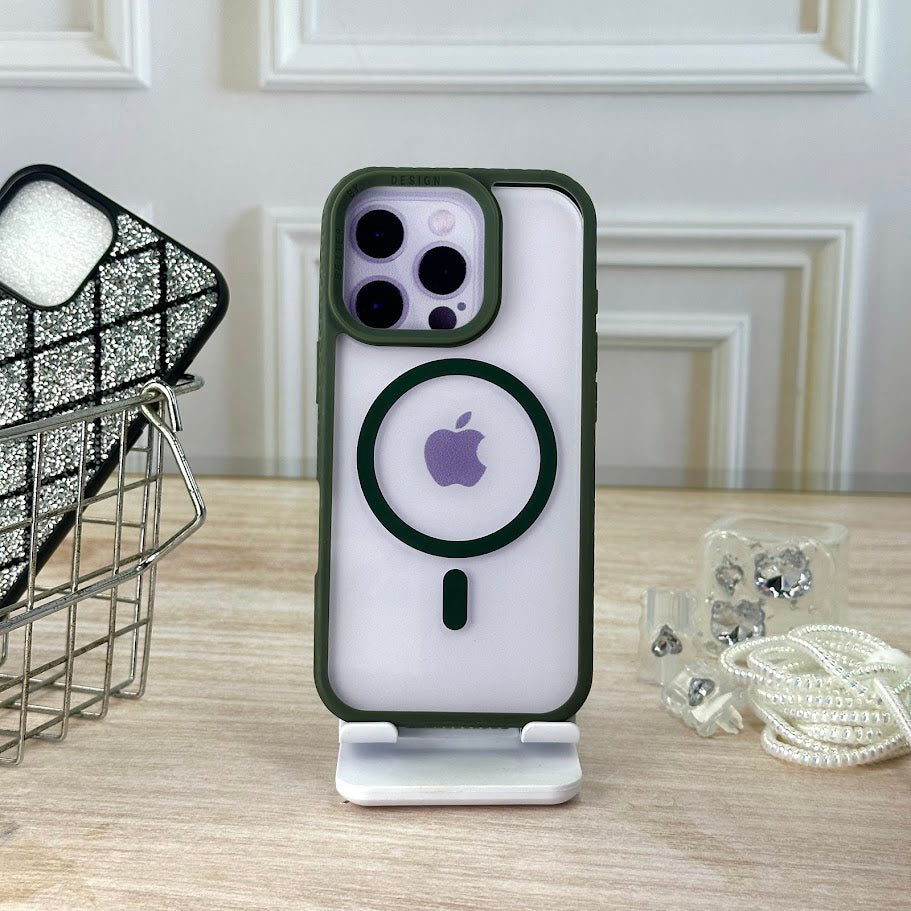 Borde antideslizante verde oscuro IPH 16 PRO