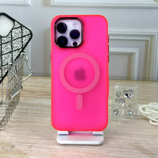 Mags fucsia neon IPH 15 PRO MAX